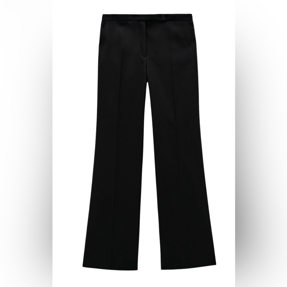 Zara Limited Edition Black Flared Pants NWT Size S